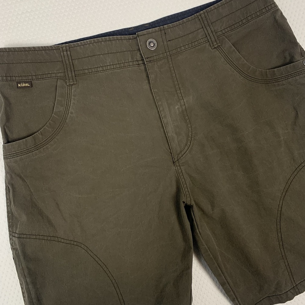 Kuhl Cargo Shorts Men’s 36 Patina Dye Gray Hiking Outdoor Performance